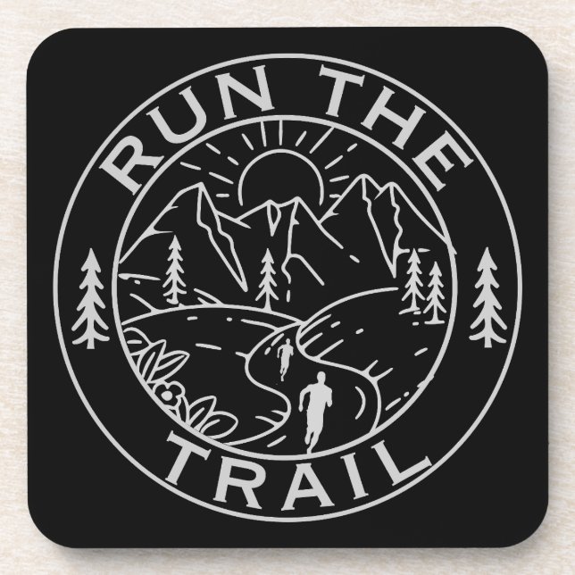 Trail Running America Coaster (Front)