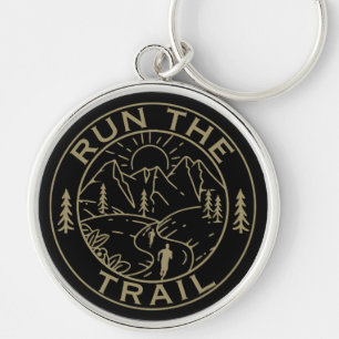 Trail Running America Keychain