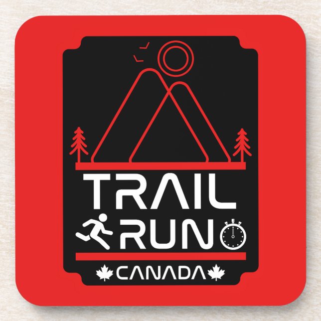 Trail Running Canada Coaster (Front)