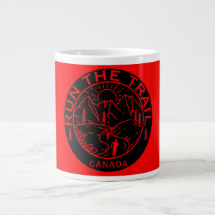 Trail Running Canada Large Coffee Mug