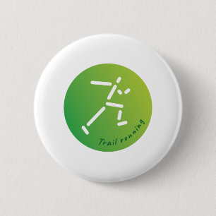 Trail Running design 2 Inch Round Button