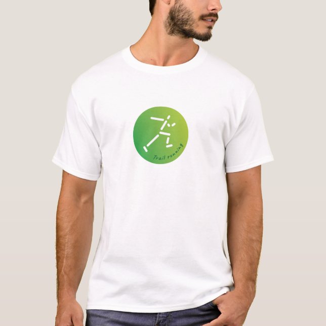 Trail Running design T-Shirt (Front)