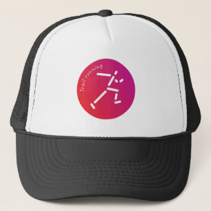 Trail Running design Trucker Hat