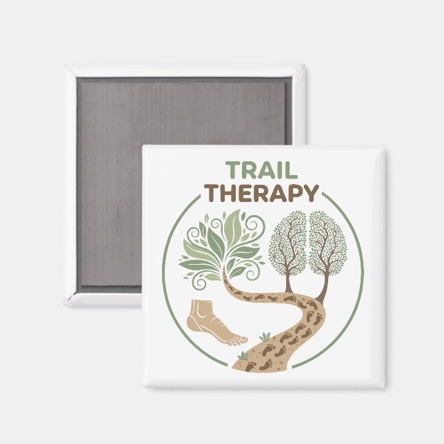 Trail Therapy Magnet (Front/Back)