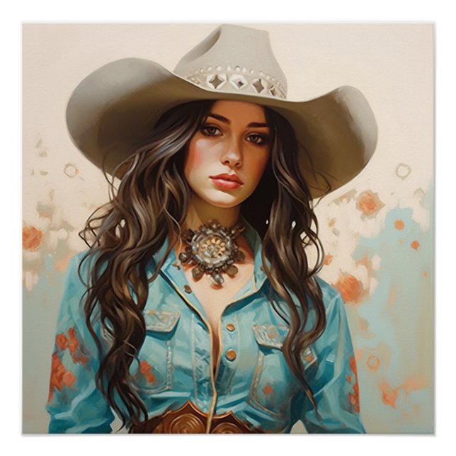 Trailblazing: Cowgirl Wall Art (Front)
