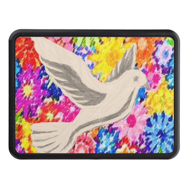 Trailer Hitch Cover 2" Doves (Front)