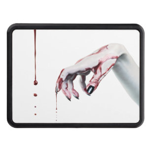Trailer Hitchzombie blood drip vampire Gothic Trailer Hitch Cover