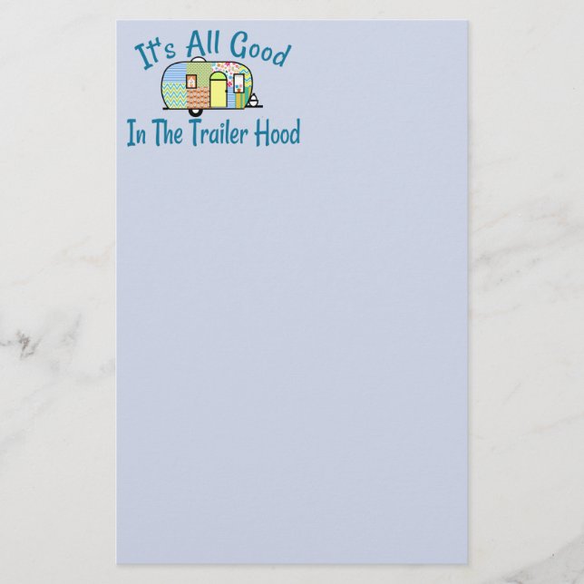 Trailer Hood Camping Paper (Front)