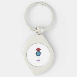 Trailer spiritual with lotus blossom keychain