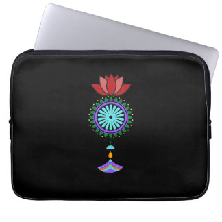Trailer spiritual with lotus blossom laptop sleeve