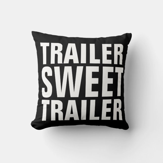 TRAILER SWEET TRAILER throw pillows (Front)