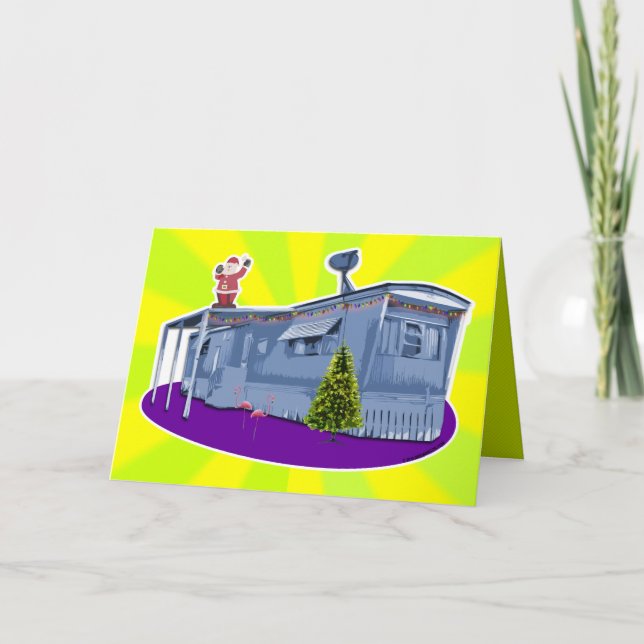 Trailer Trash Christmas Card (Front)