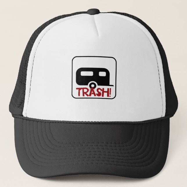 Trailer Trash Trucker Hat (Front)