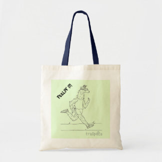 Trailpaca Feelin' It Blue Handle Tote Bag
