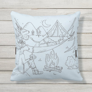 Trailpaca  Starry Night Camp Sensations Outdoor Outdoor Pillow