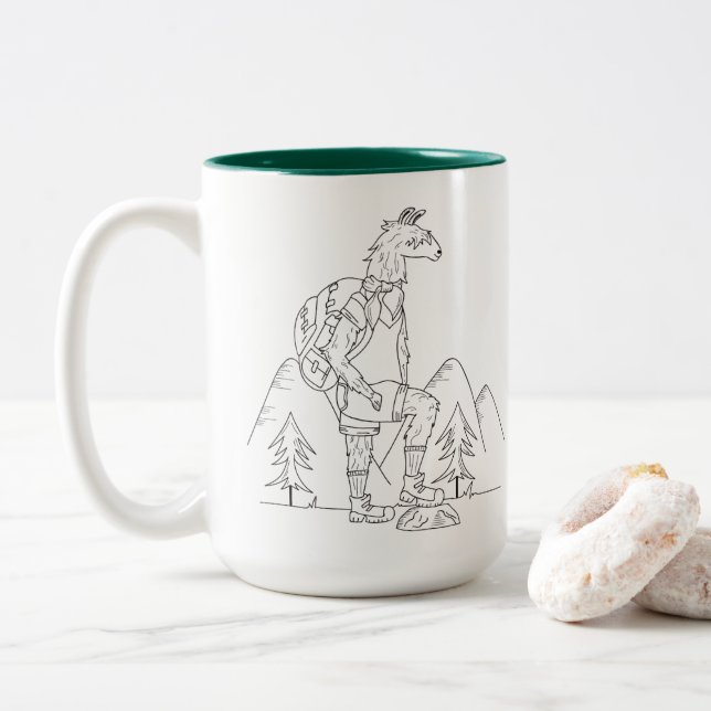 Trailpaca Trail Blazing Coffee Mug (With Donut)