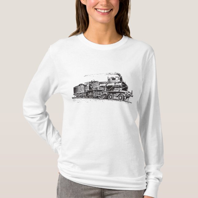 Train 03 - Black T-Shirt (Front)