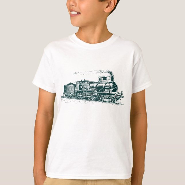 Train 03 - Dark Green T-Shirt (Front)