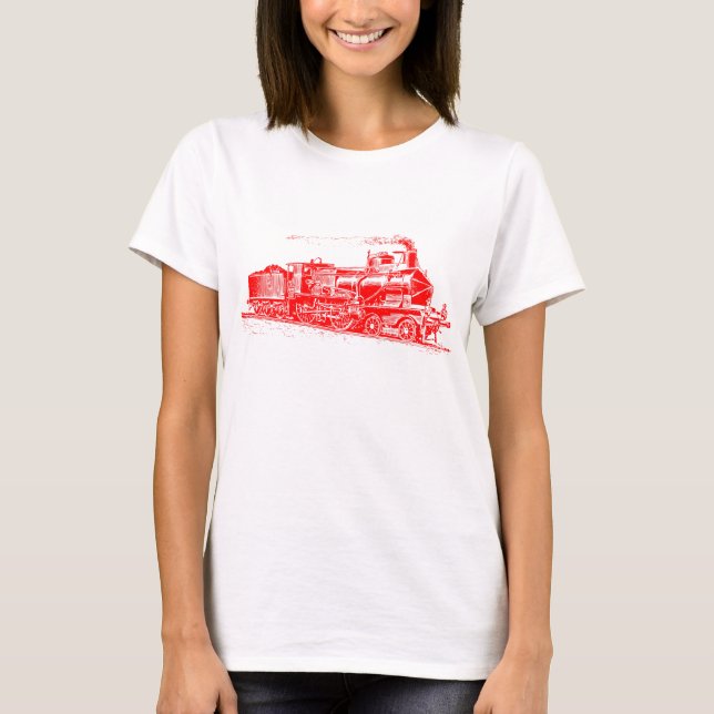 Train 03 - Red T-Shirt (Front)