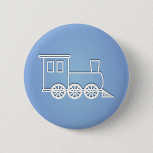 Train 2 Inch Round Button