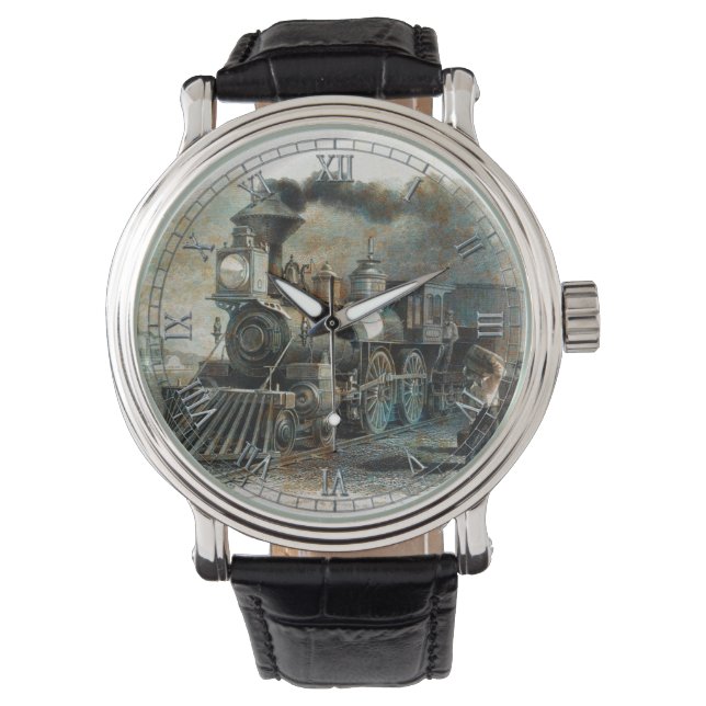 Train 31 Watch & Numeral Options (Front)