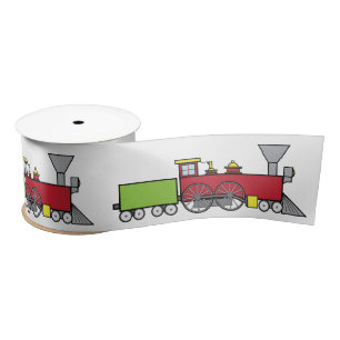 Train 3 Inches Satin Ribbon