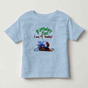 Train 4th Birthday Tshirts and Gifts