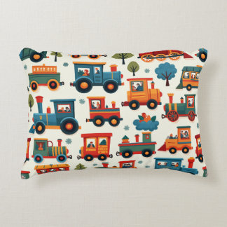 Train Accent Pillow