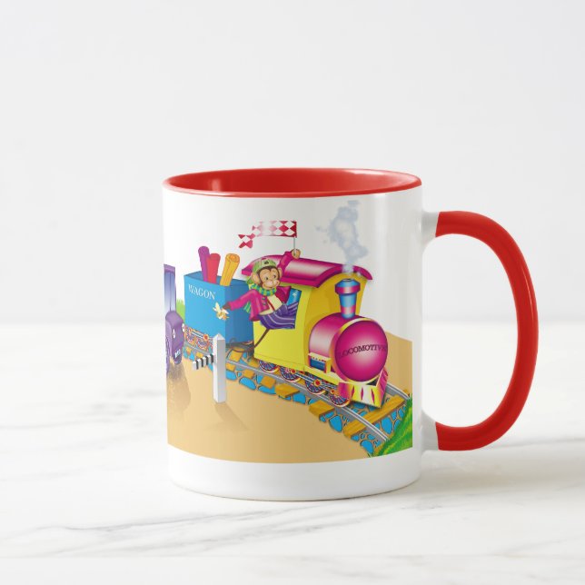 train and car mug (Right)