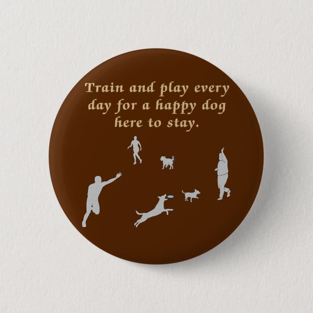 Train And Play 2 Inch Round Button (Front)