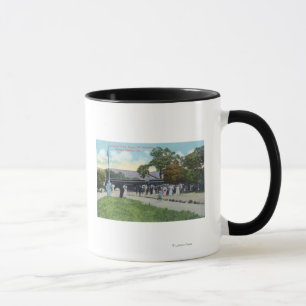 Train Arrival at Boyes Hot Springs Mug