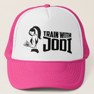 Train avec le casquette de camionneur de Jodi