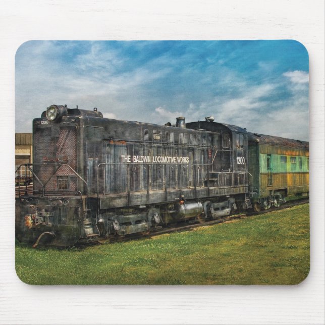 Train - Baldwin Locomotive Works Mouse Pad (Front)