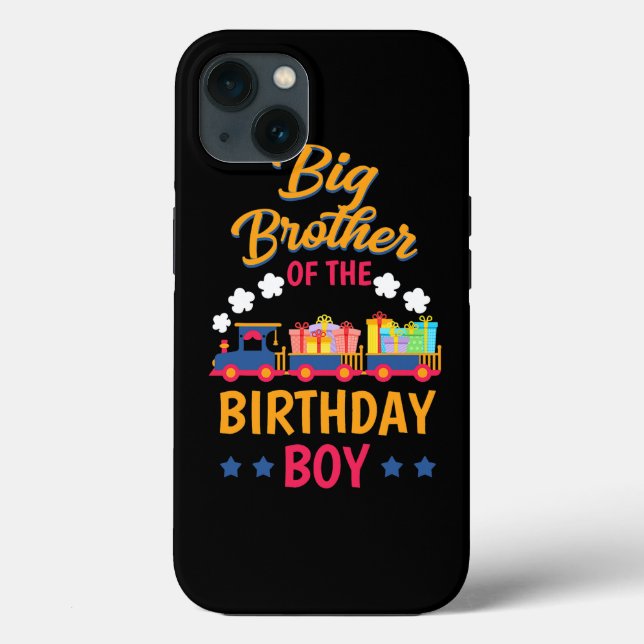 Train Bday Party Railroad Big Brother Of The Birth Case-Mate iPhone Case (Back)
