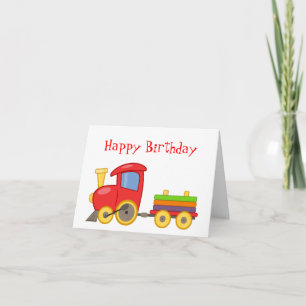 Train Birthday Card