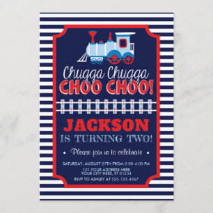 Train Birthday Invitation Train Birthday Party