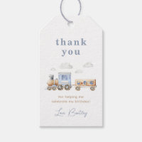Train Birthday Party Thank You Tag