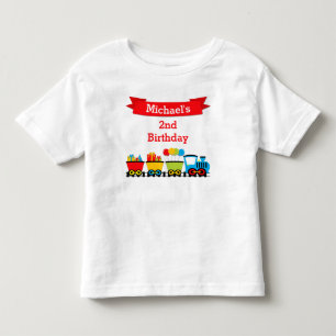 Train Birthday T-shirt Toddler Kid