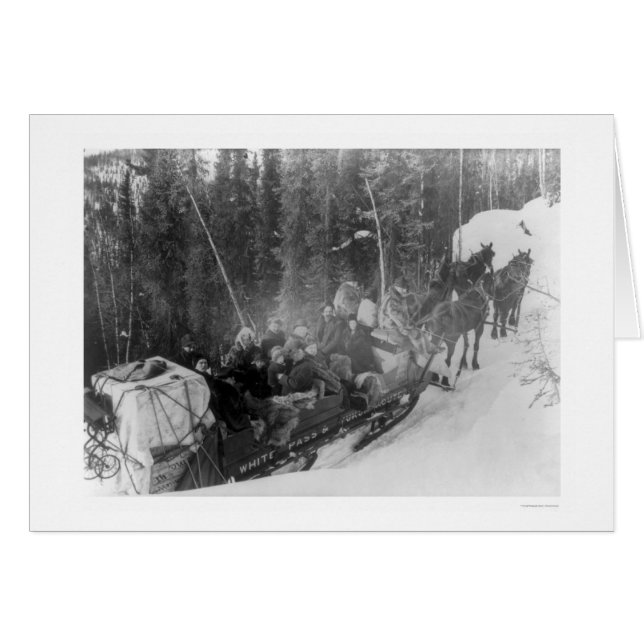 Train blanc 1903 de traîneau de l'Alaska de (Devant horizontal)