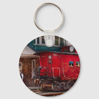 Train - Caboose - End of the line Keychain