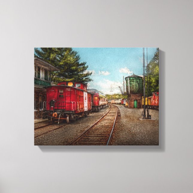 Train - Caboose - Tickets Please Canvas Print (Front)