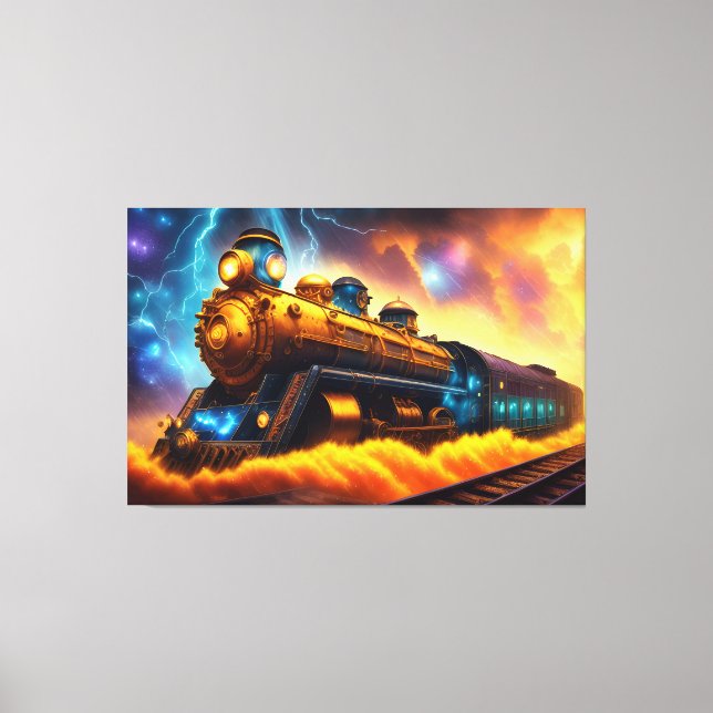 Train  canvas print (Front)