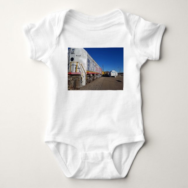 Train Car One Baby Bodysuit (Front)