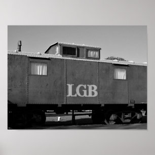 Train Car Photo Poster