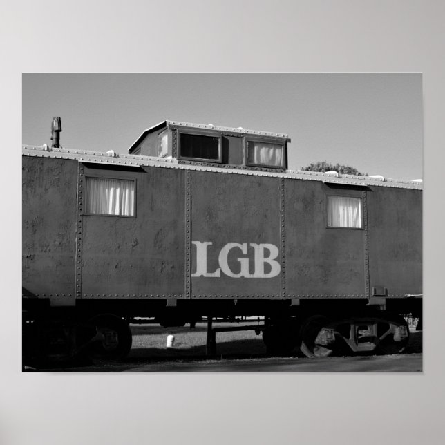 Train Car Photo Poster (Front)