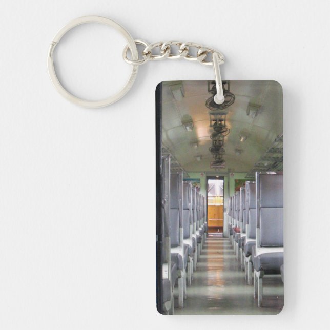 Train Carriage Thailand ... Southeast Asia Travel Keychain (Front)
