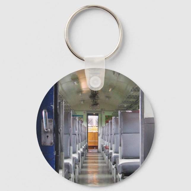 Train Carriage Thailand ... Southeast Asia Travel Keychain (Front)