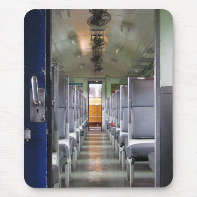 Train Carriage Thailand ... Southeast Asia Travel Mouse Pad (Front)