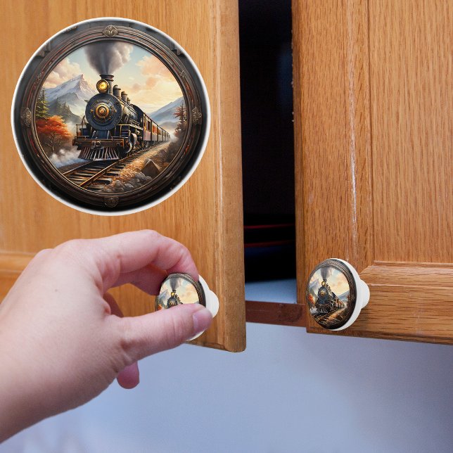 Train Ceramic Knob (Creator Uploaded)