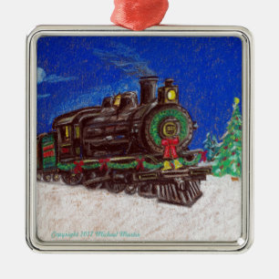 Train Christmas Ornament